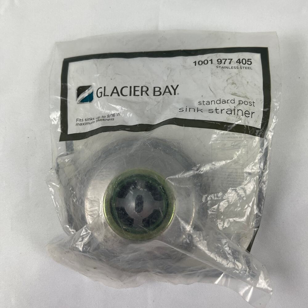 GLACIER BAY Standard Post Sink Strainer 1001 977 405 Stainless Steel